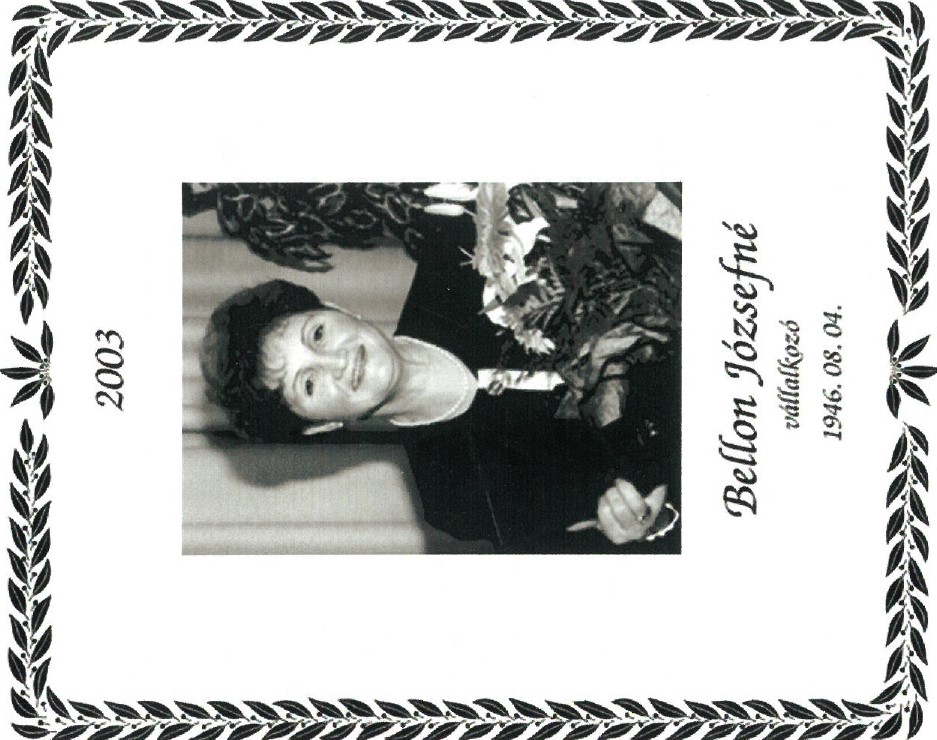 2003 Bellon Jozsefne