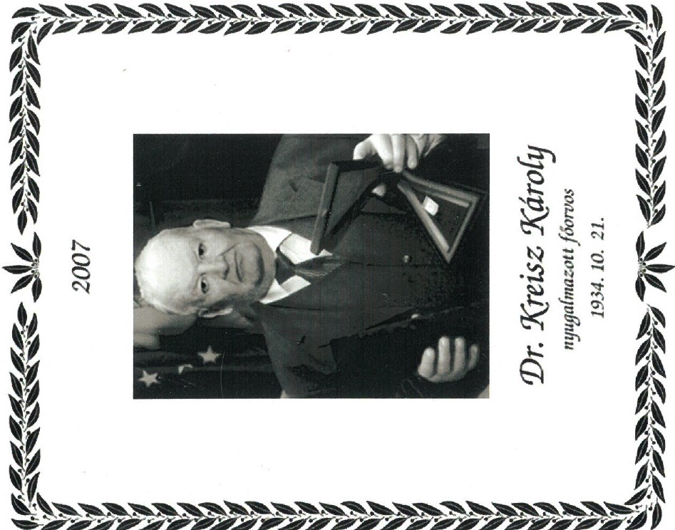 2007 Dr. Kreisz Karoly