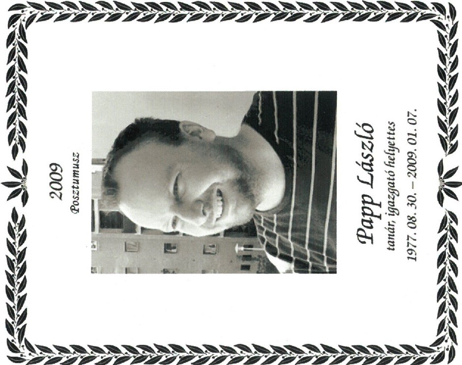 2009 Papp Laszlo