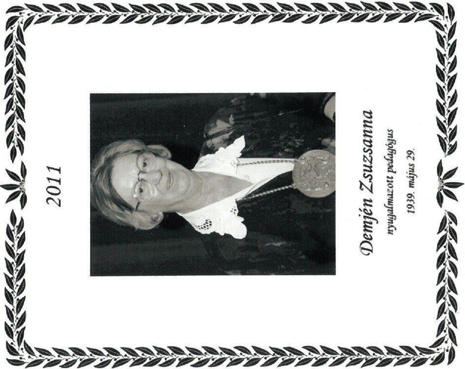 2011 Demjen Zsuzsanna