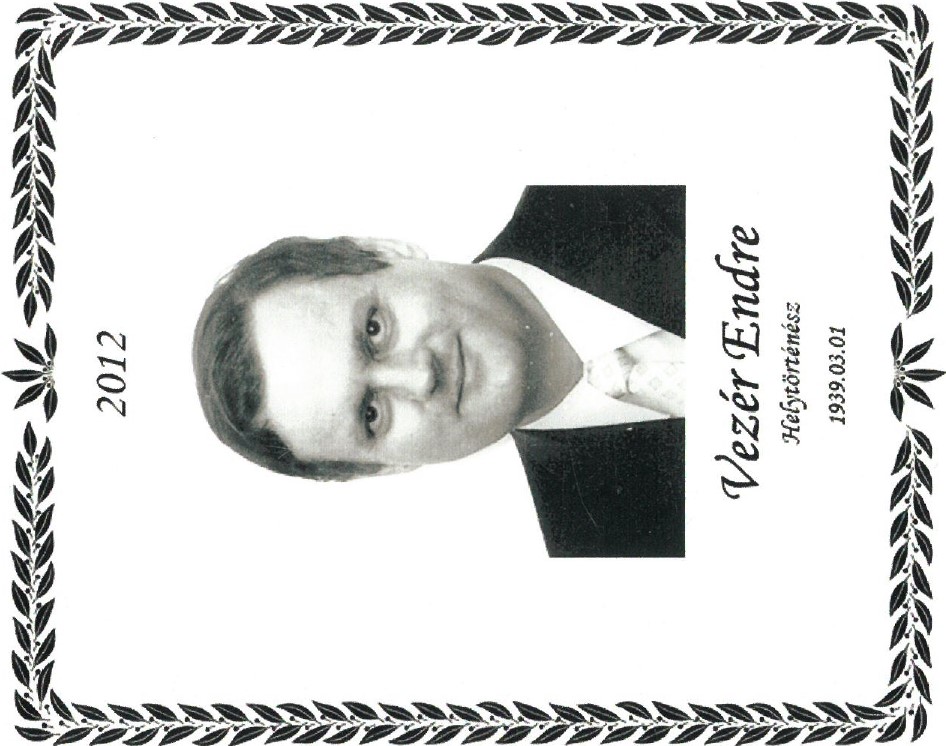 2012 Vezer Endre