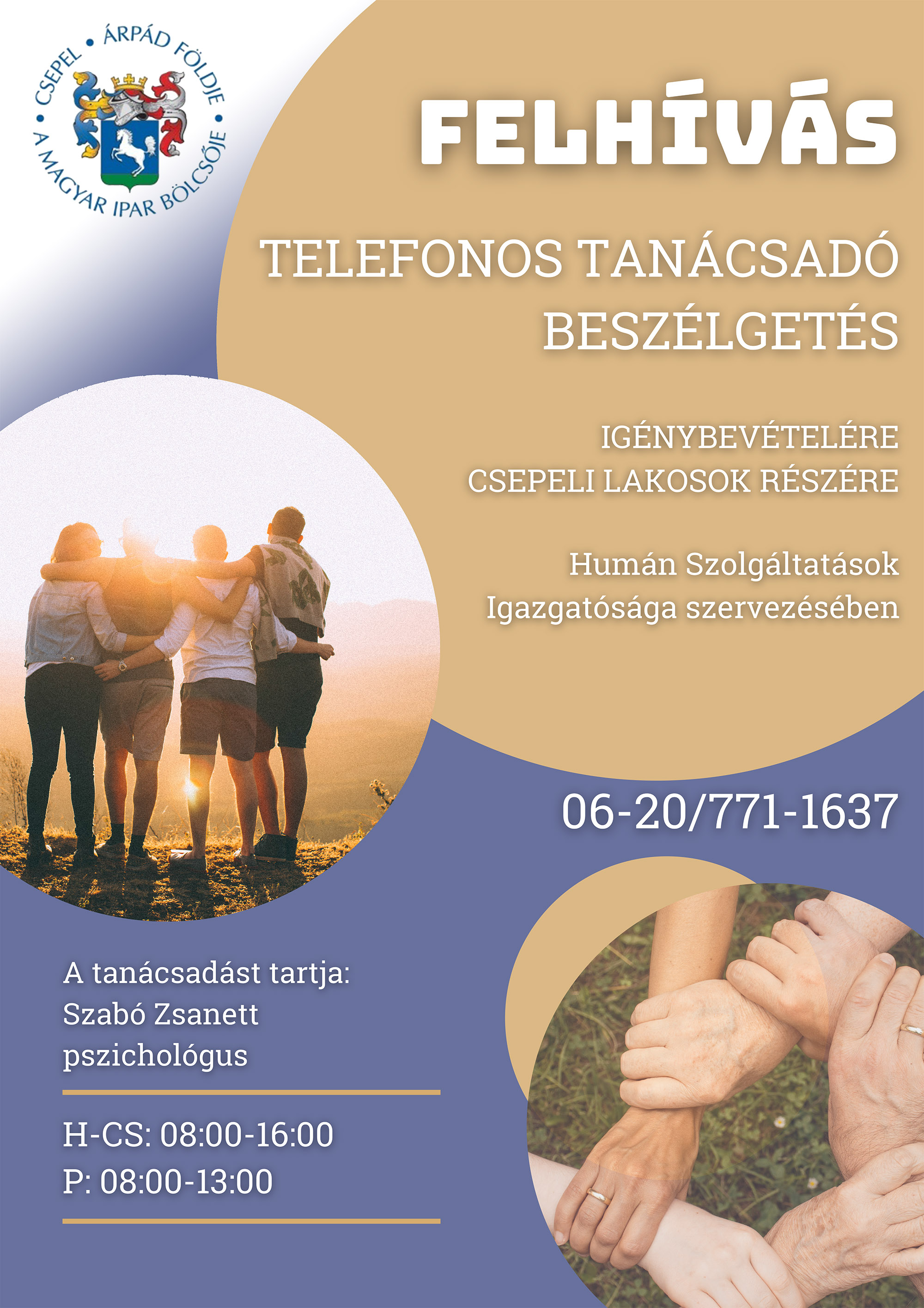 Felhivas telefonos tanacsado beszelgetes