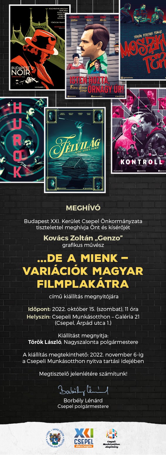Meghivo De a mienk Variaciok magyar filmplakatra 1