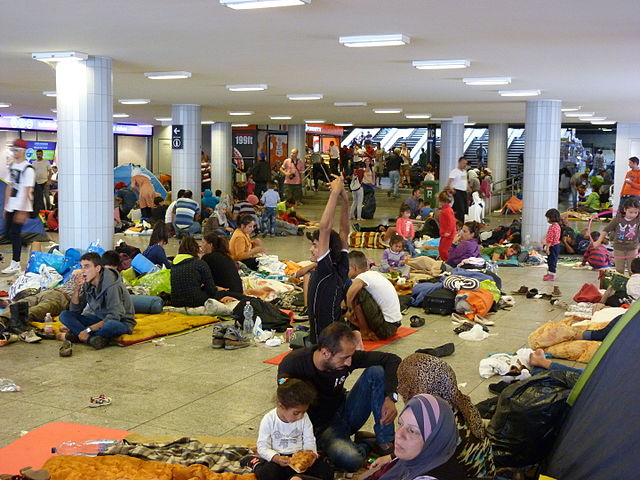 Migrants at Eastern Railway Station Keleti2c 2015.09.04 1