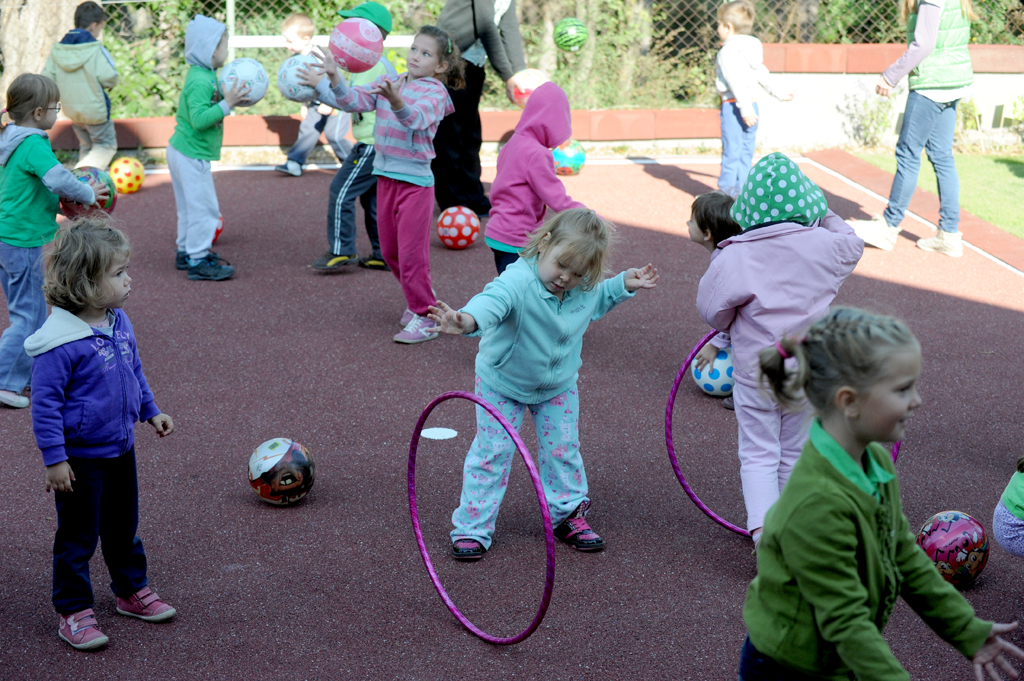 Sportudvart avattak a Fenyves utcai Tagóvodában