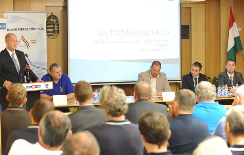 2018-ra elkészülhet Észak-Csepelen az olimpiai evezős és kajak-kenu pálya