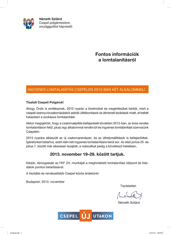 Csepel-lomtalanitas-polgarmesterilevel-2013nov_kicsi