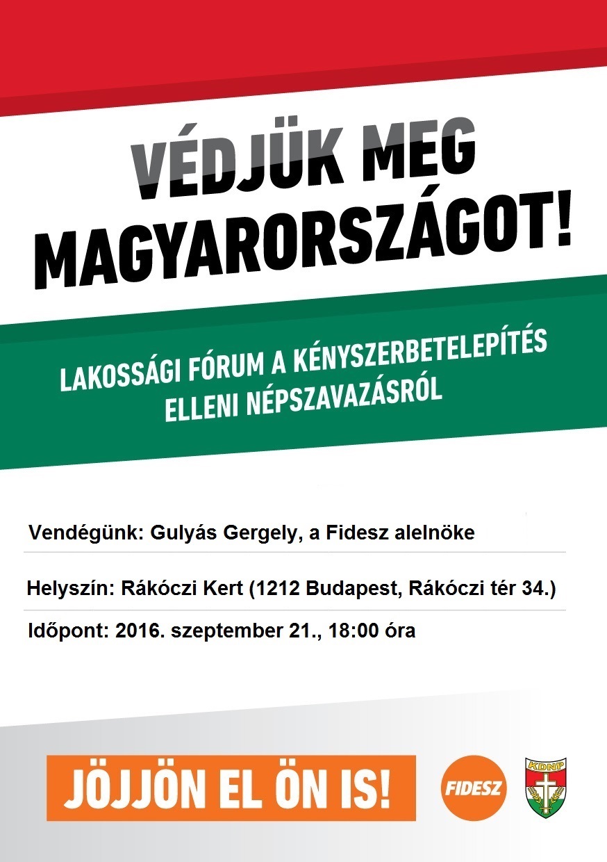 Vedjuk Meg Magyarorszagot Lakossagi forum