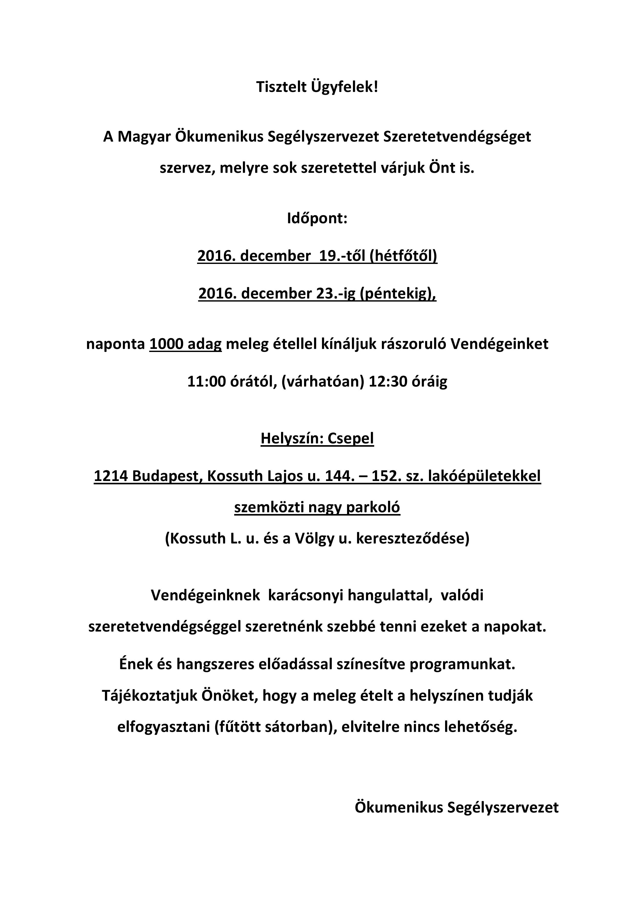 MOSZ Szeretetvendegseg