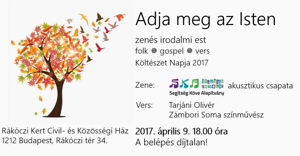 2017. Aprilis. 9. Irodalmi est