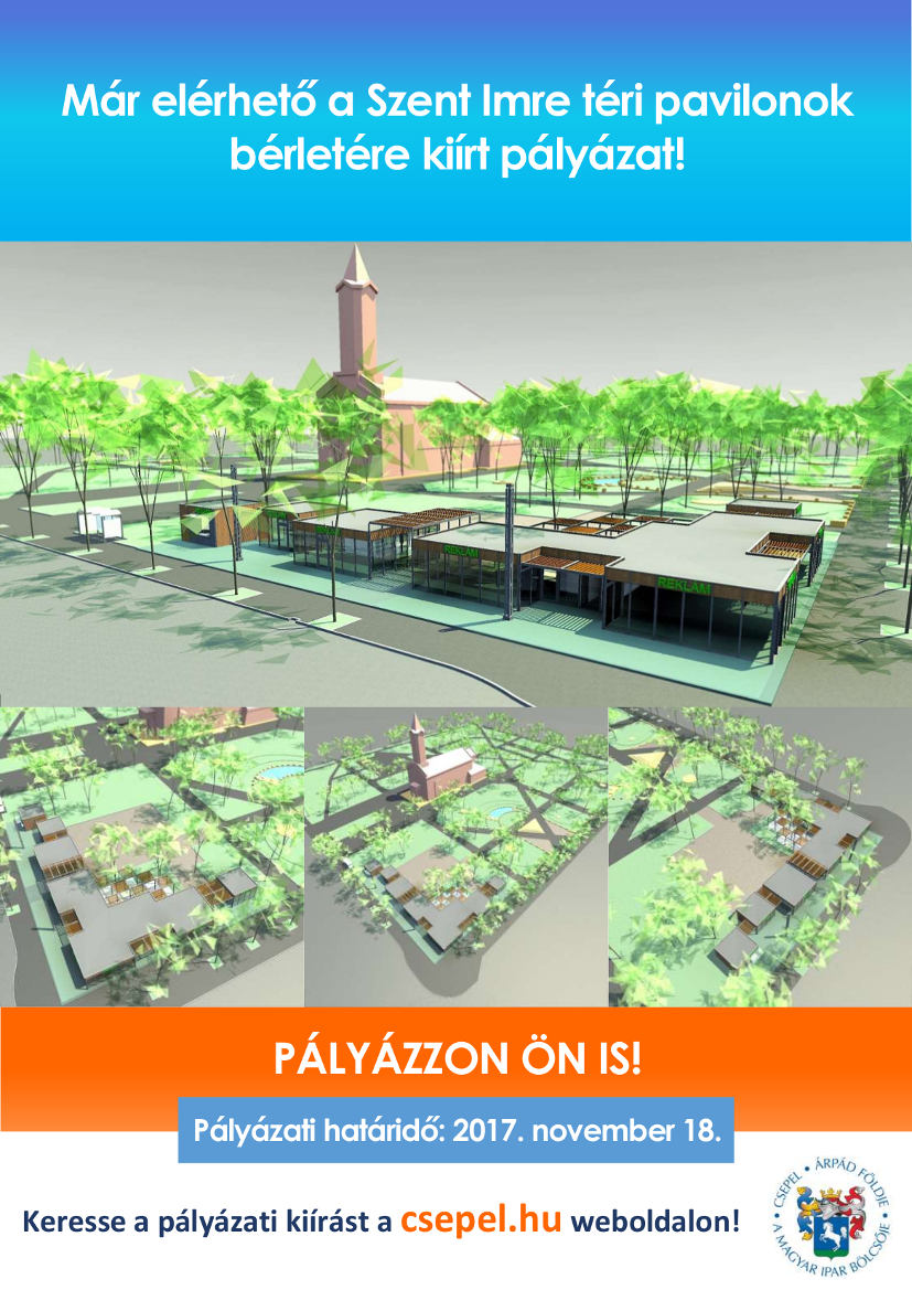 Pavilon palyazat plakat A4