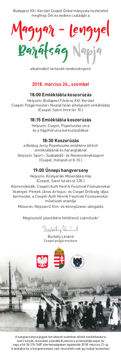 Magyar Lengyel Baratsag Napja