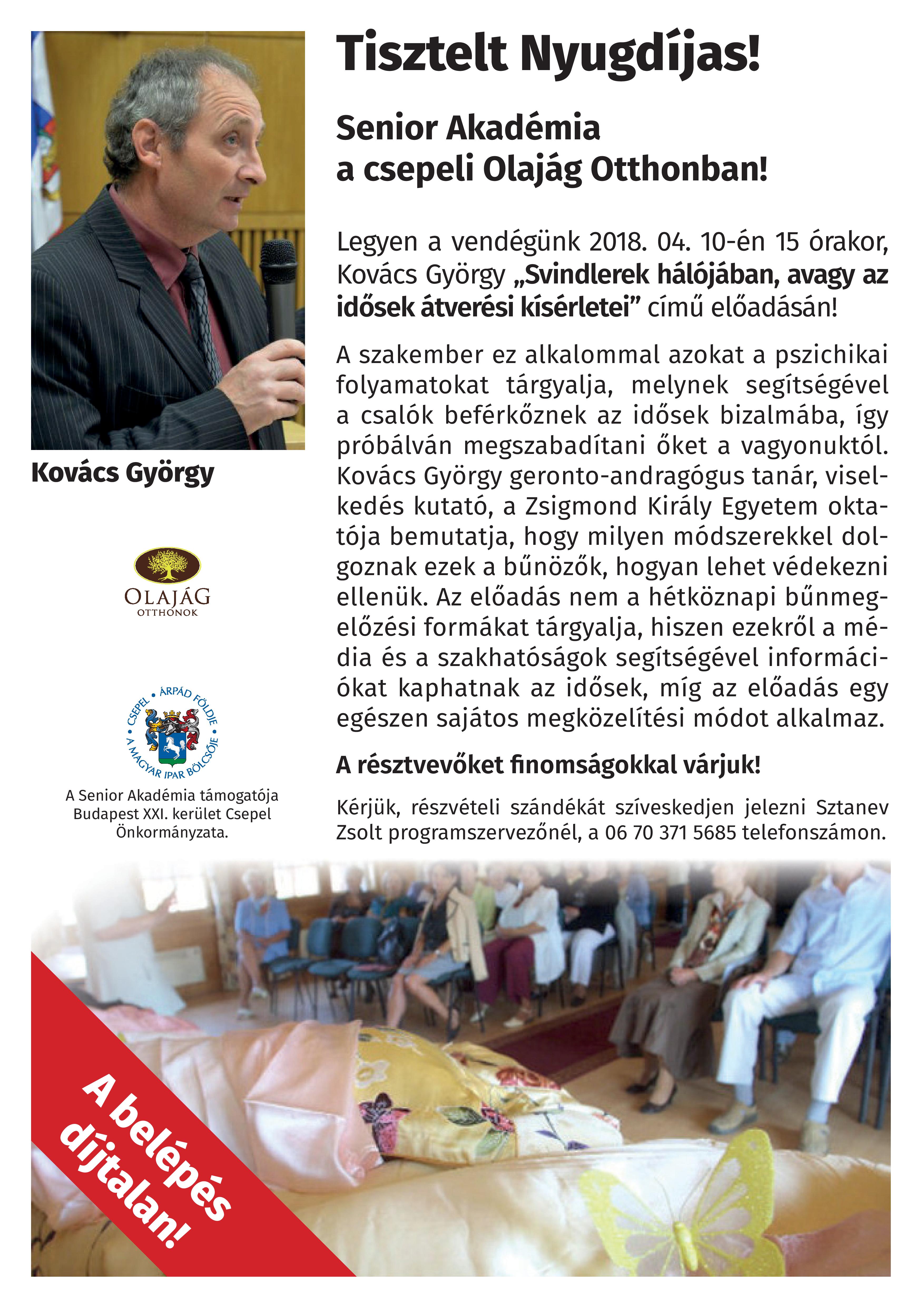 Senior akademia Svindlerek halojaban csep nyug